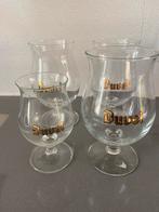Bierglas Duvel, drie stuks plus proefglaasje, Verzamelen, Glas en Borrelglaasjes, Ophalen, Gebruikt, Bierglas