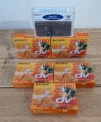SONY DVM 60 5 Tapes + 1 Head Cleaner Cassette SEALED, Nieuw, Mini dv, Ophalen of Verzenden, Sony