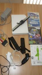 Wii met 2x Mario en 2 controllers, Ophalen of Verzenden, Zo goed als nieuw, Met 2 controllers, Met games