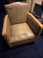 Vintage Stoel clubfauteuil fauteuil Meer dan 80 jaar oud, Ophalen, Gebruikt, Minder dan 75 cm, Vintage