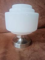 'Gispen' Art deco hanglamp Wit, Huis en Inrichting, Lampen | Hanglampen, Ophalen, Glas, Zo goed als nieuw, Minder dan 50 cm