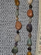Lange ketting met edelstenen, Overige kleuren, Ophalen of Verzenden, Zo goed als nieuw, Steen of Mineraal
