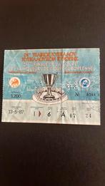 AJAX FINALE KAARTJE ATHENE 13-5-87, Verzamelen, Ophalen of Verzenden, Zo goed als nieuw, Ajax, Poster, Plaatje of Sticker