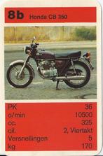 Kw2782 motorkaartje 8b honda cb 350, Ophalen of Verzenden, Zo goed als nieuw, Motoren