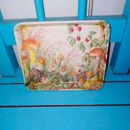 Dienblaadje met paddenstoelen print melamine Mebel Italy, Ophalen, Gebruikt, Overige vormen, Kunststof