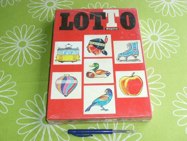 Nieuw in seal: Lotto van Papita (1972), Hobby en Vrije tijd, Gezelschapsspellen | Bordspellen, Nieuw, Een of twee spelers, Drie of vier spelers
