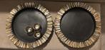 2 Schelpen Dienbladen - Zo Goed Als Nieuw!, Overige materialen, Schaal, Rond, Ophalen of Verzenden