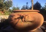 Prachtige oude terracotta potten oud Hollandse kwaliteit, Tuin en Terras, Gebruikt, 40 cm of meer, Rond, Minder dan 40 cm