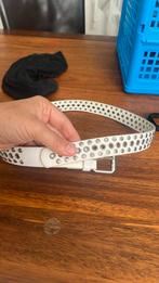Leren witte riem 90 cm, Ophalen of Verzenden, Nieuw, Wit, 80 tot 90 cm