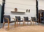4 Nieuw Camarilla Eetkamerstoelen Tiempo stof Design stoel, Leolux, Nieuw, Ophalen of Verzenden, Vier