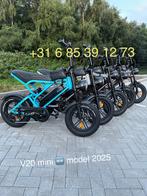 Fatbike V20 Pro Elektrische fatbikev20 mini new model 2025🔥, Fietsen en Brommers, Nieuw, 59 cm of meer, 50 km per accu of meer