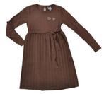 Leuke gebreide jurk maat 104 bruin, Meisje, Nieuw, Ophalen of Verzenden, Lofff