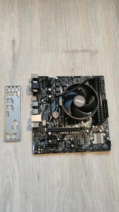 ASUS Prime A320M-K, AMD Ryzen 3 2200, 16gb, Computers en Software, Moederborden, Zo goed als nieuw, AMD, DDR4, Ophalen of Verzenden