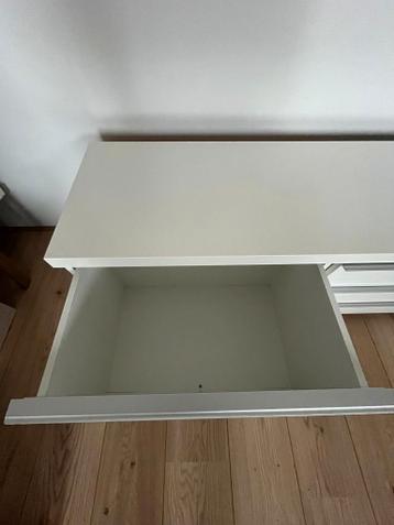 IKEA Besta Burs TV Meubel wit/ creme hoogglans - afbeelding 4