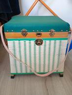 Vintage Viskoffer met Vakken en Opbergruimte, Ophalen, Gebruikt, Zonder inhoud