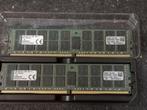 2x Kingston KTD-PE421/16G 1.2V ECC geheugen modules (32GB), Computers en Software, RAM geheugen, 32 GB, Server, DDR4, Ophalen of Verzenden