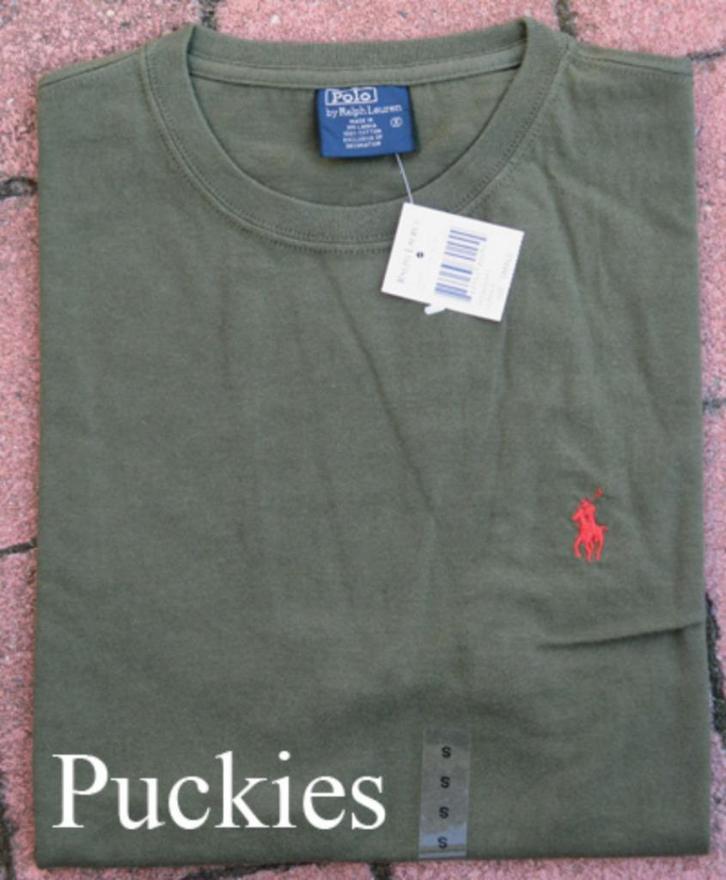 *SALE* Groen/khaki Ralph Lauren heren t-shirt maat XL *d, Kleding | Heren, T-shirts, Nieuw, Maat 56/58 (XL), Groen, Ophalen of Verzenden