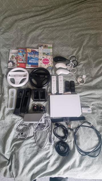 Nintendo Wii Compleet Pakket + Games & Accessoires! beschikbaar voor biedingen