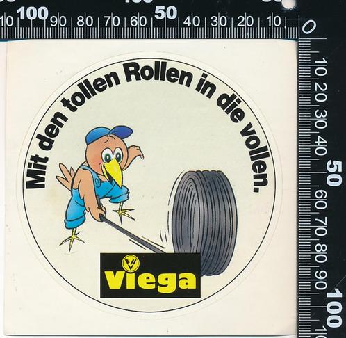 Sticker: Viega - Mit den tollen rollen in die vollen, Verzamelen, Stickers, Zo goed als nieuw, Auto of Motor, Ophalen of Verzenden