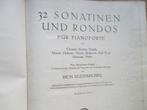 32 SONATINEN UND RONDOS - DIVERSE COMPONISTEN - PIANO, Muziek en Instrumenten, Bladmuziek, Ophalen of Verzenden, Gebruikt, Piano
