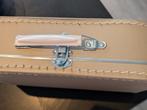 Vintage Kinderkoffertje - Beige, Overige materialen, Gebruikt, Minder dan 50 cm, Ophalen of Verzenden
