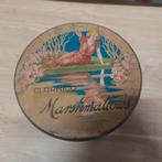 Rond Engels Clarnico marshmallows blik, Ophalen of Verzenden, Gebruikt