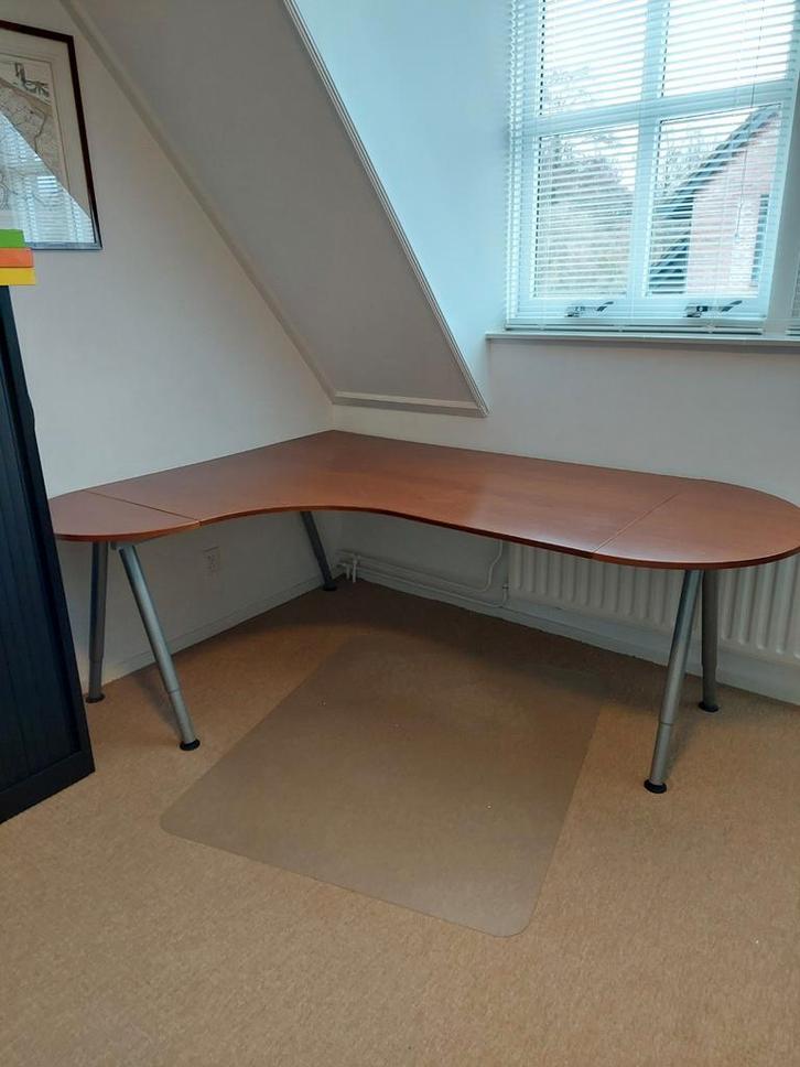 Hoekbureau Galant van Ikea, Huis en Inrichting, Bureaus, Gebruikt, Ophalen
