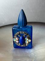 Klein kobaltblauw parfumflesje, Antiek en Kunst, Ophalen of Verzenden