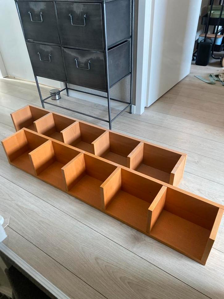 2x DVD/CD Rek, Huis en Inrichting, Woonaccessoires | Wandplanken en Boekenplanken, Gebruikt, Ophalen