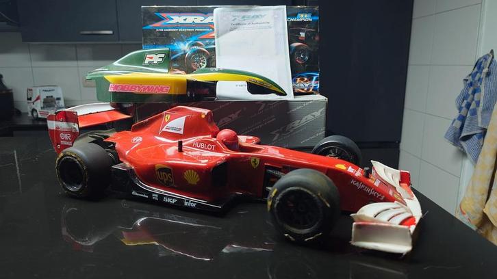 Team Xray x1, Hobby en Vrije tijd, Modelbouw | Radiografisch | Auto's, Gebruikt, Elektro, Ophalen of Verzenden