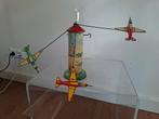 Vintage blik (tin) toren met vliegtuigen ( Germany ), Antiek en Kunst, Antiek | Speelgoed, Ophalen of Verzenden