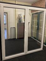 Naar binnen draaiende balkondeuren in kunststof, Ophalen, Kunststof, Nieuw, Inclusief glas