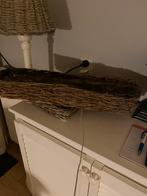 Rieten bloembak 50 cm lang, Ophalen of Verzenden, Rond, Minder dan 60 cm, Minder dan 30 cm