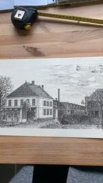 Pentekening Villa Pieter van Doorn Tilburg, Antiek en Kunst, Kunst | Tekeningen en Foto's, Ophalen of Verzenden