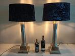 Set van twee XXL Empire tafellampen / hotellobbylampen, Huis en Inrichting, Lampen | Tafellampen, Empire, Overige materialen, Ophalen of Verzenden