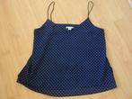 H&M - blauw/wit gestippelde top maat 40, Kleding | Dames, Tops, Maat 38/40 (M), H&M, Blauw, Ophalen of Verzenden