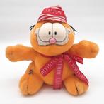 Vintage Happy Birthday Garfield knuffel met feestmuts, Ophalen of Verzenden, Garfield, Zo goed als nieuw, Beeldje of Figuurtje