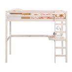 Hoogslaper met bureau - 190x90 matras, Kinderen en Baby's, Kinderkamer | Stapelbedden en Hoogslapers, Ophalen, Gebruikt, Hoogslaper