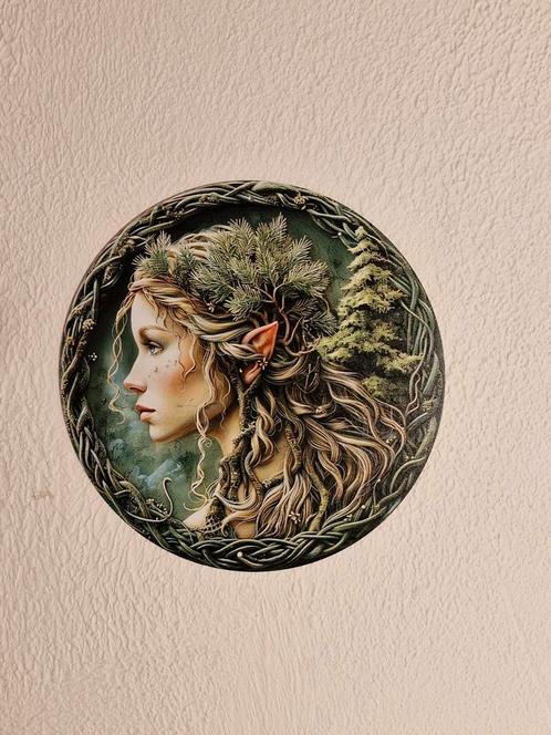 Metalen poster Elf, Huis en Inrichting, Woonaccessoires | Wanddecoraties, Nieuw, Ophalen of Verzenden