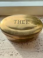 Bredemeijer theedoosje van messing, Antiek en Kunst, Ophalen of Verzenden
