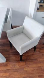 Witte fauteuil met armleuningen, Antiek en Kunst, Ophalen