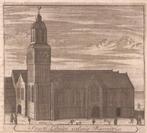 Deventer Sancti Lebuini ecclesia Daventriae.1755, Antiek en Kunst, Kunst | Etsen en Gravures, Ophalen of Verzenden