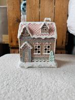 Clayre & Eef Huisje, Huis en Inrichting, Woonaccessoires | Kandelaars en Kaarsen, Overige materialen, Wit, Ophalen of Verzenden