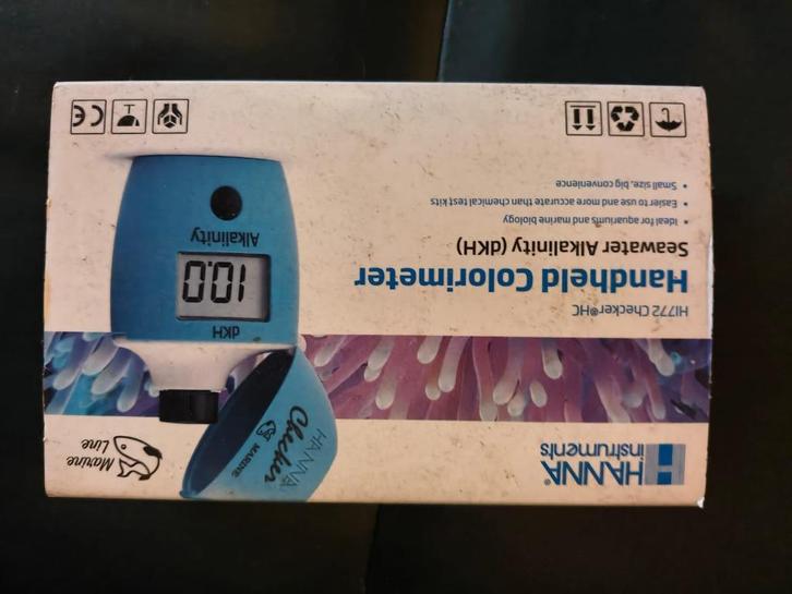 Hanna Checker pocket fotometer KH, Dieren en Toebehoren, Vissen | Aquaria en Toebehoren, Zo goed als nieuw, Ophalen