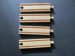 BRIO (Origineel) 4 rechte rails 14,8 cm, Ophalen of Verzenden, Gebruikt