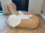 Vintage Ikea Storvik rotan design fauteuil, Huis en Inrichting, Fauteuils, Gebruikt, 125 tot 150 cm, Vintage, 100 tot 125 cm