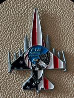 F16 verzamelmunt, Verzamelen, Luchtvaart en Vliegtuigspotten, Ophalen of Verzenden, Zo goed als nieuw, Patch, Badge of Embleem