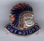 GUY Motors email op zilverkl motorfietsen broche ( G_029 ), Verzenden, Nieuw, Transport, Speldje of Pin