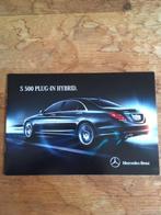 Autofolder/Brochure Mercedes Benz S 500 Plug-in Hybrid  2014, Nieuw, Ophalen of Verzenden, Mercedes