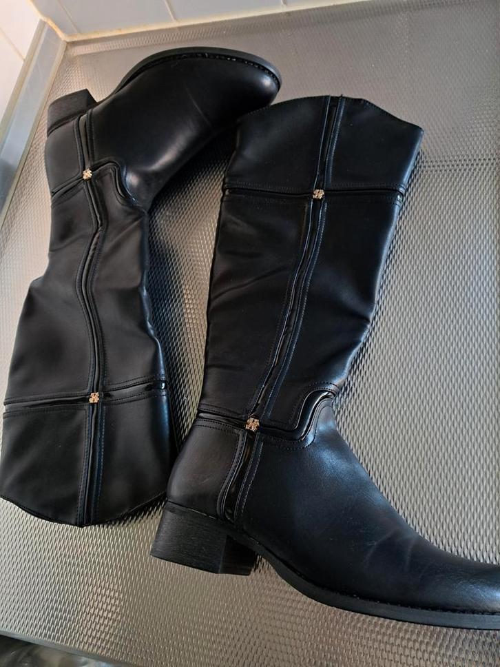 NIEUWE LANGE LAARZEN MAAT 40 41., Kleding | Dames, Schoenen, Nieuw, Hoge laarzen, Zwart, Ophalen of Verzenden